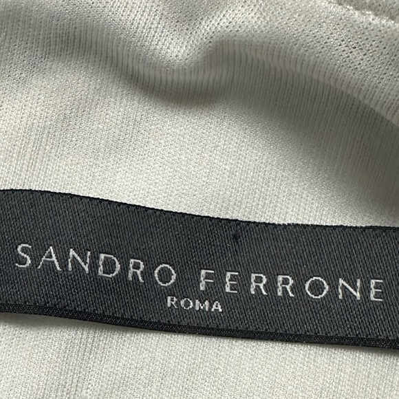 Sandro Ferrone floral, sleeveless dress back zipper - Picture 5 of 7